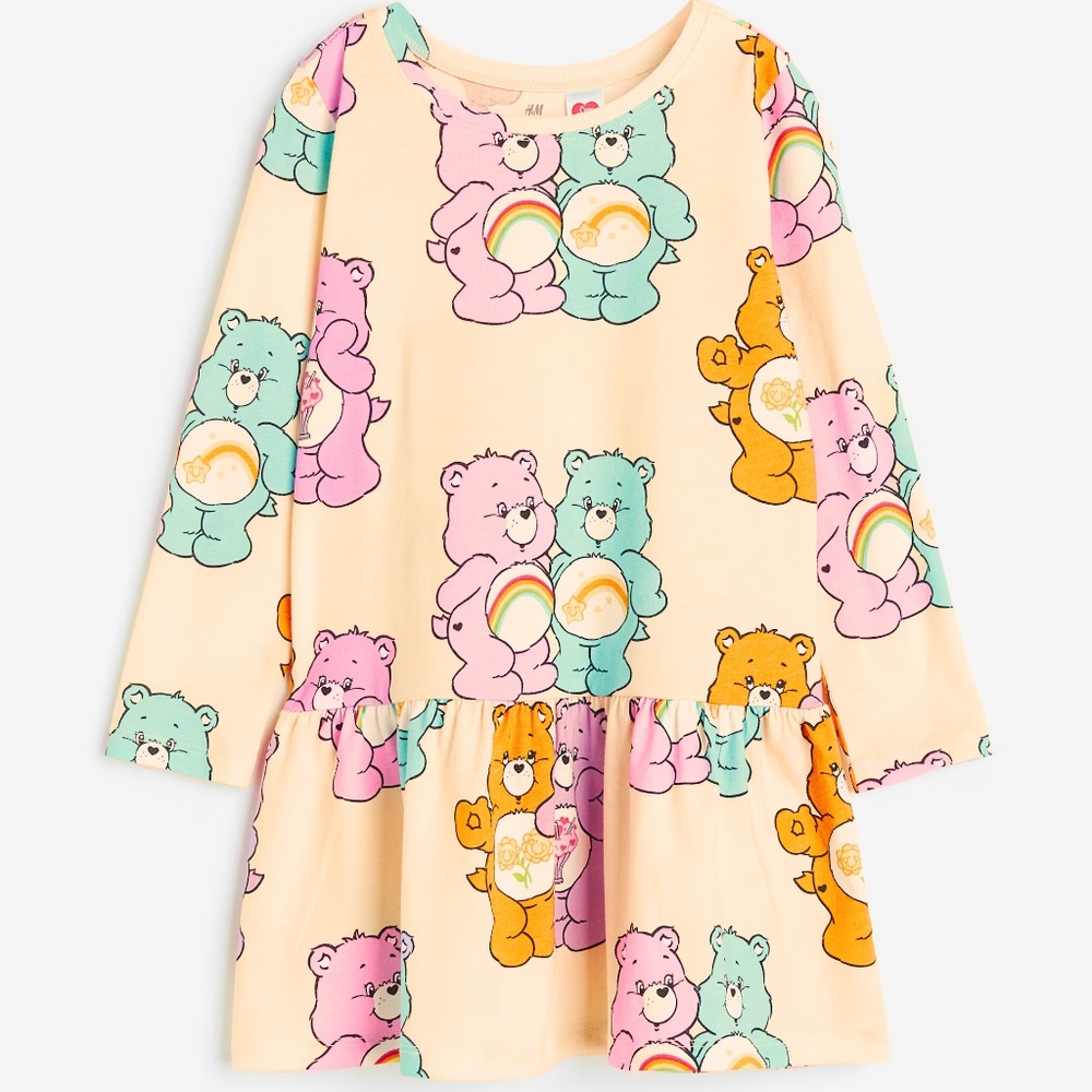 H&M Care Bear Patterned Cotton Dress 2T  - OUT OF STOCK